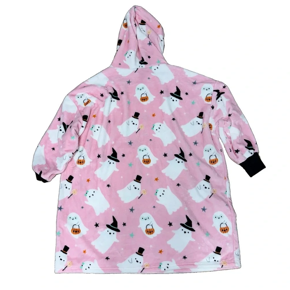NWT Cupcakes & Cashmere Halloween Oversized O/S Hoodie w/ Slippers Lounge Set
